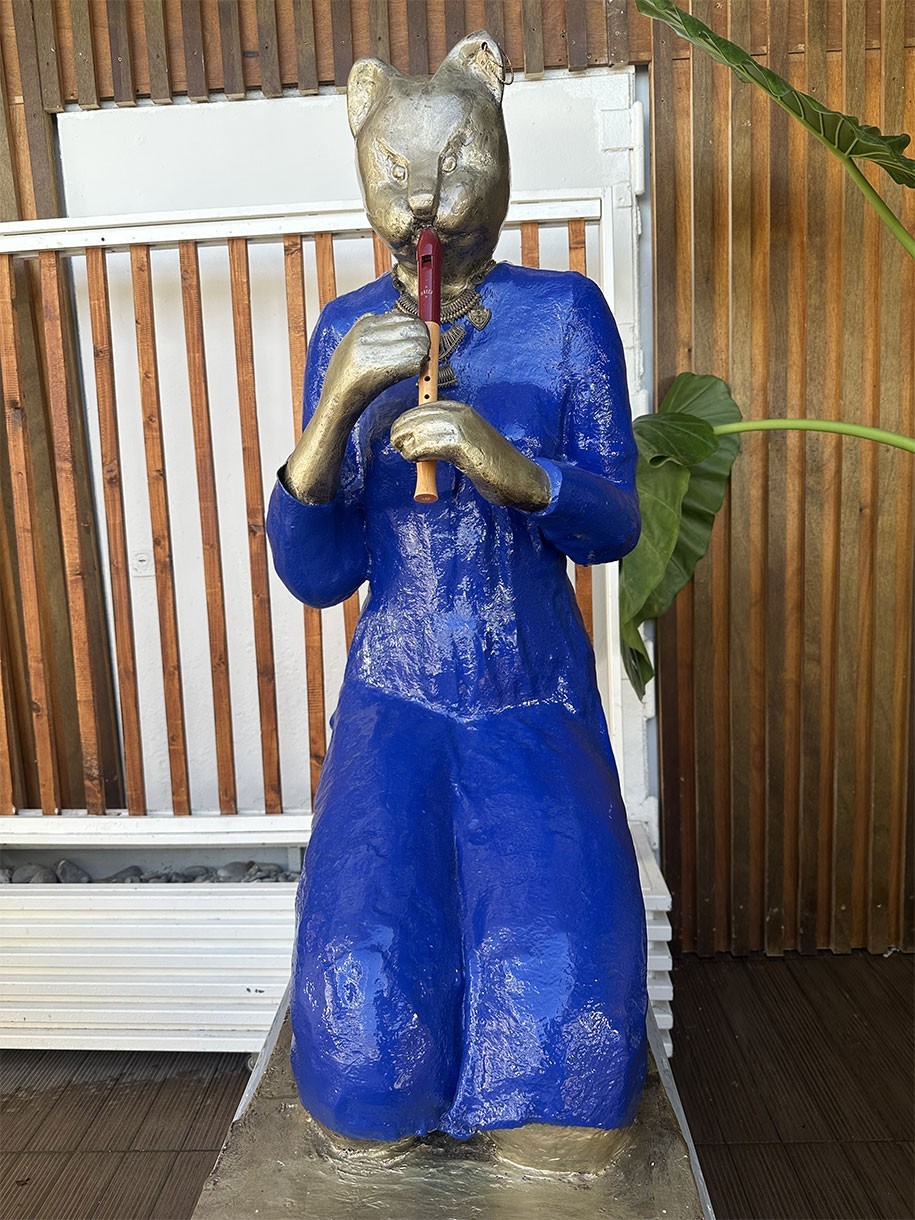 Sculpture Cat Gaîcha - Pari RAVAN