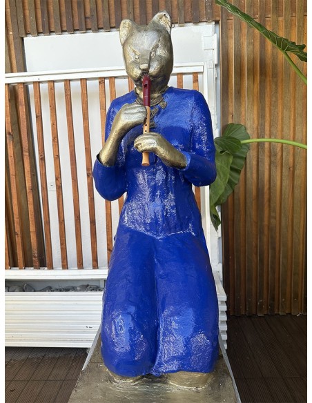 Sculpture Cat Gaîcha - Pari RAVAN