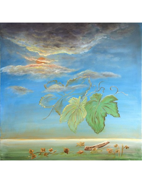 Tableau peinture acrylique huile sur toile Pari RAVAN