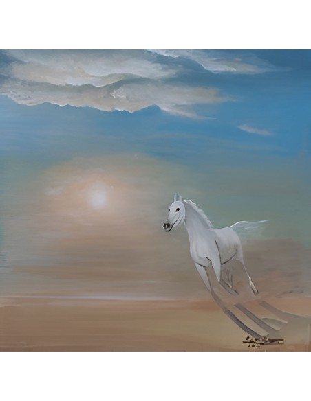 Tableau peinture acrylique huile sur toile Pari RAVAN