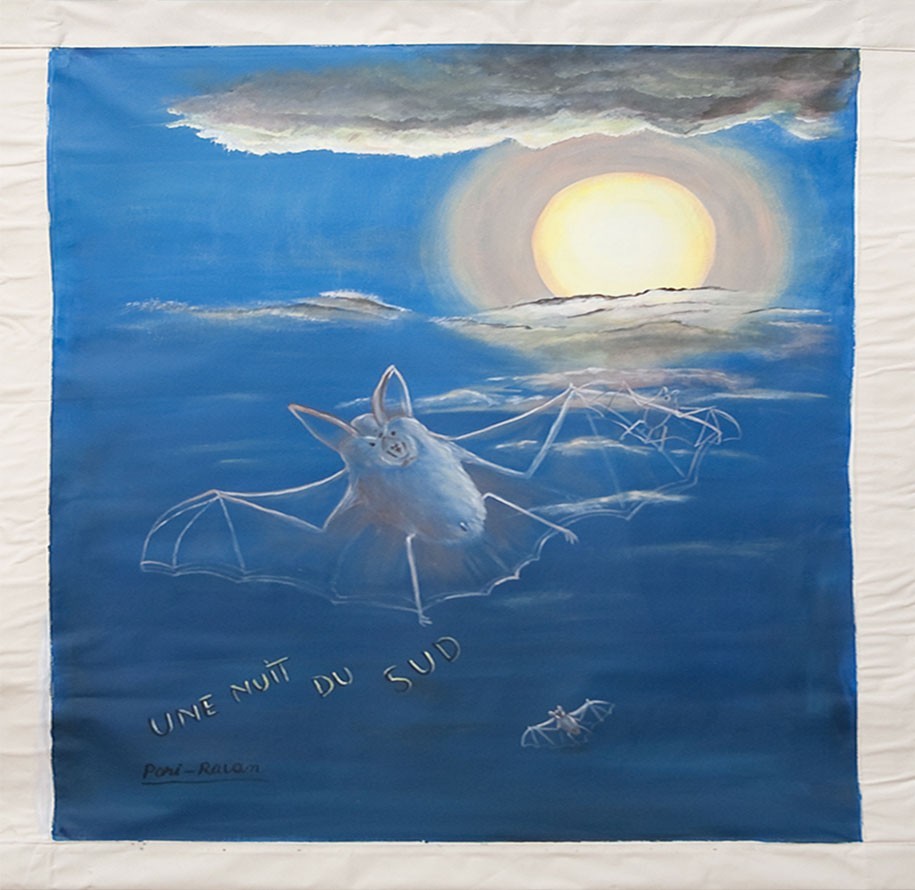 Tableau peinture acrylique huile sur toile Pari RAVAN