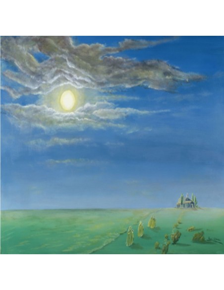 Tableau peinture acrylique huile sur toile Pari RAVAN